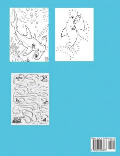 Shark Coloring and Activity Book