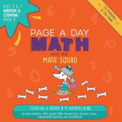 Page A Day Math Addition & Counting Book 9: Adding 9 to the Numbers 0-10