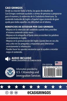 American Citizenship Study Guide - (Version 2008) by Casi Gringos.: English - Spanish