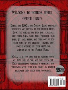 Adult Coloring Book Horror Hotel: Witch Hunt: 3