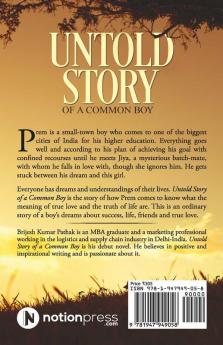 Untold Story Of A Common Boy