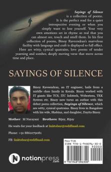 Sayings of Silence : Collection of poems