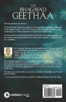 The Bhagavadgeethaa : In English Verse