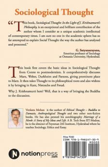 Sociological Thought : In the Light of J. Krishnamurti's Philosophy