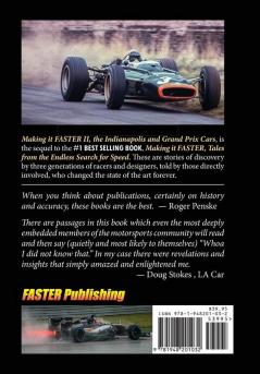 Making it FASTER II: The Indianapolis and Grand Prix Cars