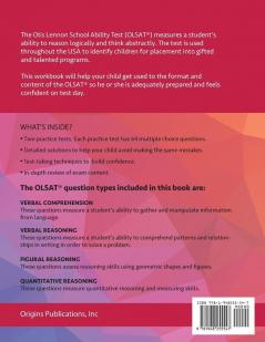 2 Practice Tests for the OLSAT Grade 3 (4th Grade Entry) Level D
