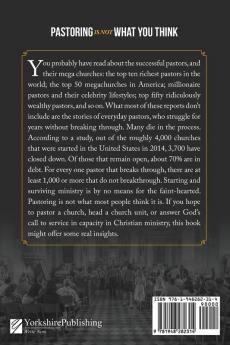 Pastoring is Not What You Think