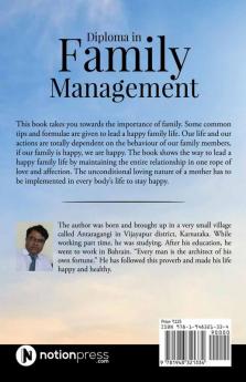 DIPLOMA IN FAMILY MANAGEMENT : YOUR FAMILY MEMBERS ARE THE POTENTIAL ENERGY OF YOUR LIFE