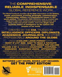 The CIA World Factbook Volume 3 - Full-Size 2020 Edition: Giant Format 600+ Pages: The #1 Global Reference Complete & Unabridged - Vol. 3 of 3 ... Appendices: 7 (Carlile Intelligence Library)