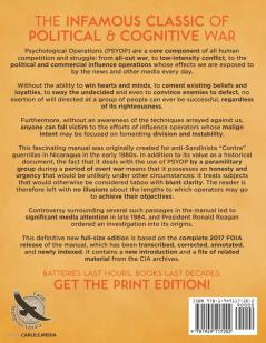 The CIA PSYOP Manual - Psychological Operations in Guerrilla Warfare