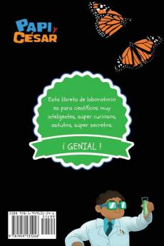 Libreta de laboratorio sobre las mariposas: Exploraciones de Papi y César