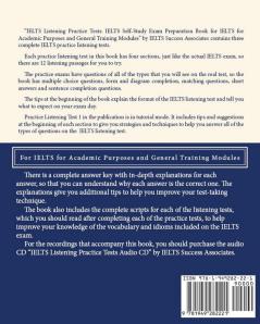 IELTS Listening Practice Tests: IELTS Self-Study Exam Preparation Book for IELTS for Academic Purposes and General Training Modules