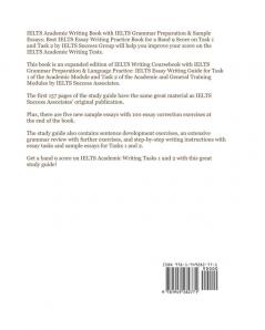 IELTS Academic Writing Book with IELTS Grammar Preparation &amp; Sample Essays