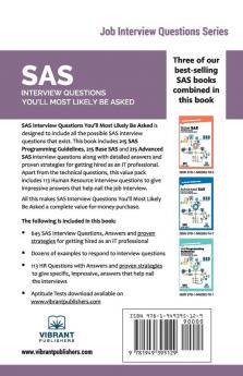 SAS Interview Questions You'll Most Likely Be Asked (Job Interview Questions Series)