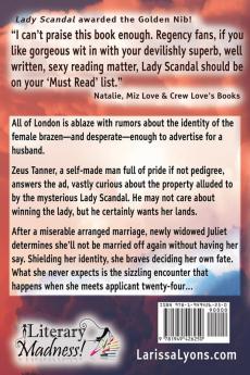 Lady Scandal: A Steamy Regency Romantic Comedy