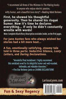 Daring Declarations - Large Print: A Fun and Steamy Historical Regency: 3 (Mistress in the Making)