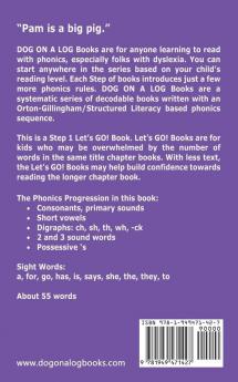 The Pig Hat: Sound-Out Phonics Books Help Developing Readers including Students with Dyslexia Learn to Read (Step 1 in a Systematic Series of Decodable Books): 2 (Dog on a Log Let's Go! Books)