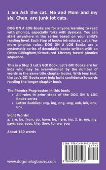 The Junk Lot Cat: Sound-Out Phonics Books Help Developing Readers including Students with Dyslexia Learn to Read (Step 3 in a Systematic Series of Decodable Books): 12 (Dog on a Log Let's Go! Books)