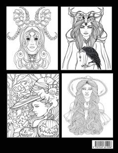 Witch Coloring Book for Adults (Adult Coloring Books)