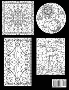 Stained Glass Coloring Book