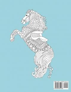 Horses Coloring Book: An Adult Coloring Book for Horse Lovers