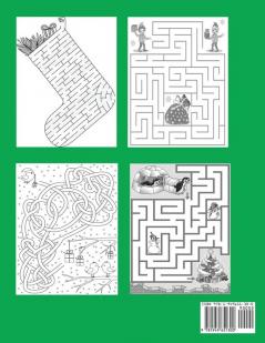 Christmas Mazes: An Amazing Maze Activity Book for Kids (Maze Book for Kids)