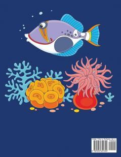 Ocean Coloring Book for Kids: Fantastic Ocean Animals Coloring for Boys and Girls: 1 (Sea Coloring Books)