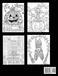 Halloween Adult Coloring Book