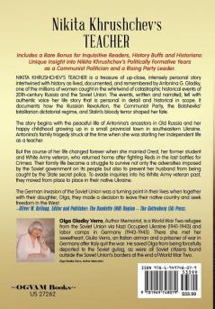 Nikita Khrushchev's Teacher: Antonina G. Gladky Remembers: With Unique Insight into Nikita Khrushchev 's Politically Formative Years as a Communist ... Party Leader: 1 (Historical Family Memoirs)