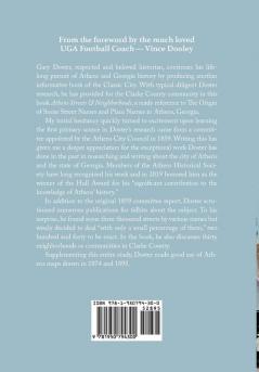 Athens Streets and Neighborhoods: The Origins of Some Street Names and Place Names in Athens Georgia