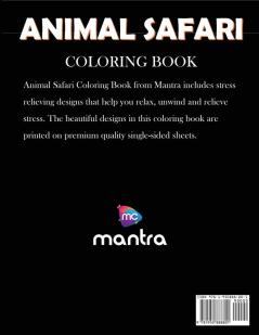 Animal Safari Coloring Book