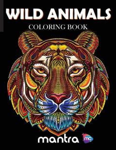 Wild Animals Coloring Book