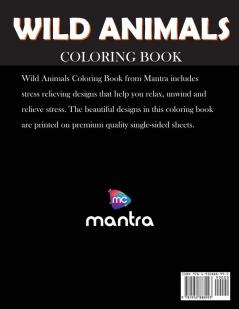 Wild Animals Coloring Book