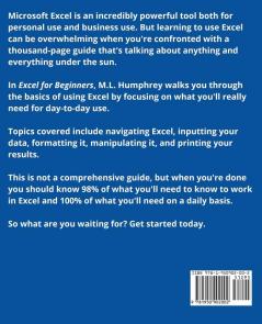 Excel for Beginners