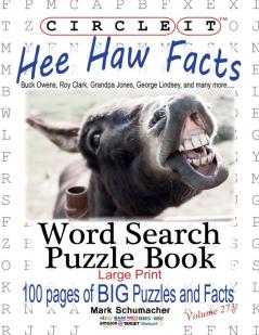 Circle It Hee Haw Facts Word Search Puzzle Book