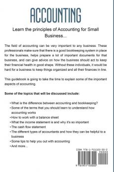 Accounting: Step by Step Guide to Accounting Principles & Basic Accounting for Small business: 1