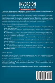 Inversión en bienes raíces: propiedades de alquiler: Descubra como generar ingresos pasivos masivos mediante el alquiler de sus propiedades actualizado