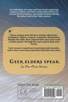 Geek Elders Speak: Women Co-creators and Their Undeniable Place in Fannish History