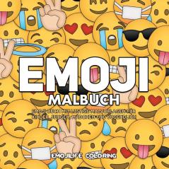 Emoji Malbuch: Emoji Buch mit Collagen mit Lustige Malvorlagen für Kinder Jungen Mädchen und Jugendlich