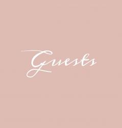 Guests Hardcover Guest Book: Blush Pink Guestbook Blank No Lines 64 Pages Keepsake Memory Book Sign In Registry for Visitors Comments Wedding Birthday Anniversary Christening Engagement Party Holiday