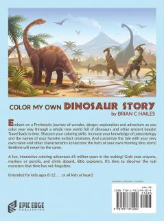 Color My Own Dinosaur Story: An Immersive Customizable Coloring Book for Kids (That Rhymes!): 1