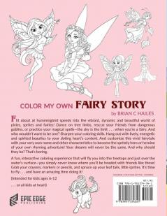 Color My Own Fairy Story: An Immersive Customizable Coloring Book for Kids (That Rhymes!): 6