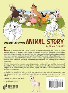 Color My Own Animal Story: An Immersive Customizable Coloring Book for Kids (That Rhymes!): 13