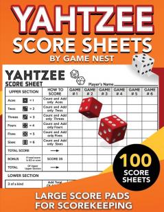 Yahtzee Score Sheets