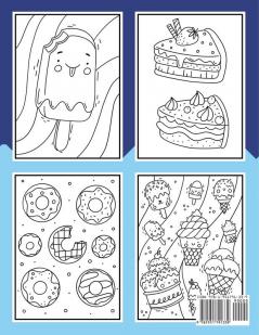 Sweets and Treats Coloring Book for Kids