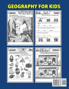 Kindergarten Geography Workbook for Kids