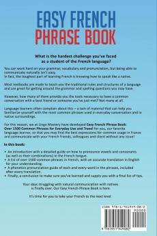 Easy French Phrase Book