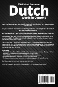 2000 Most Common Dutch Words in Context