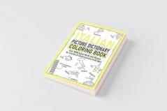 Italian Picture Dictionary Coloring Book
