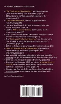 NLP for Leadership: Leverage NLP to Develop the Same Psychology and Skills as the Exceptional Leaders for Better Decision-making a Clear Vision More Courage and Self-leadership